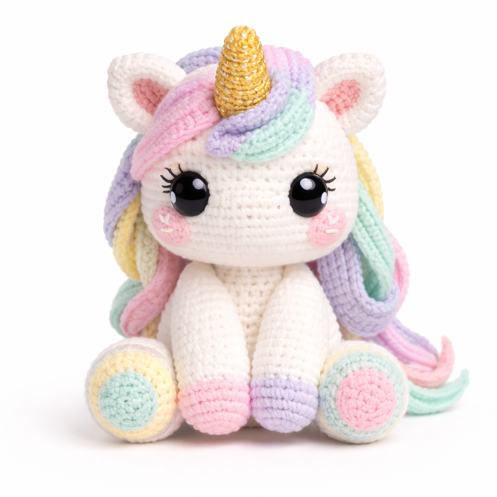 Patrón amigurumi unicornio